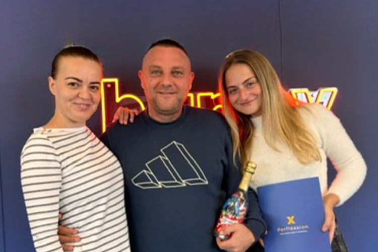 Denisa, Istvan and Miruna